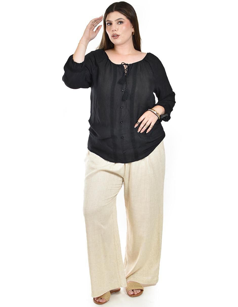 Blusa manga 3/4 para mujer 4