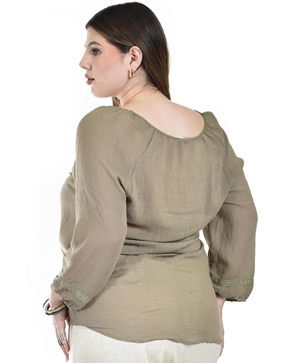 Blusa manga 3/4 para mujer 3
