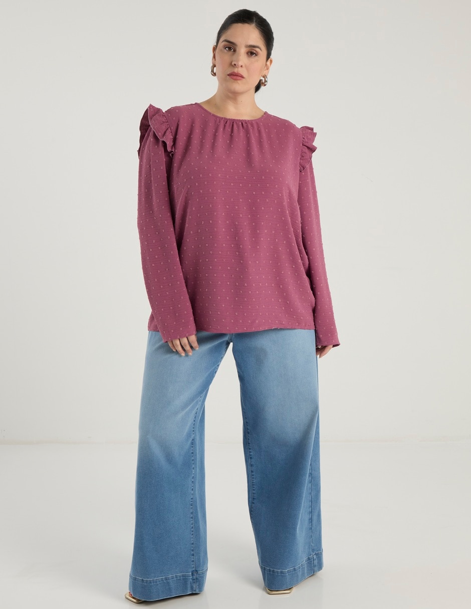 Blusa manga larga para mujer 2