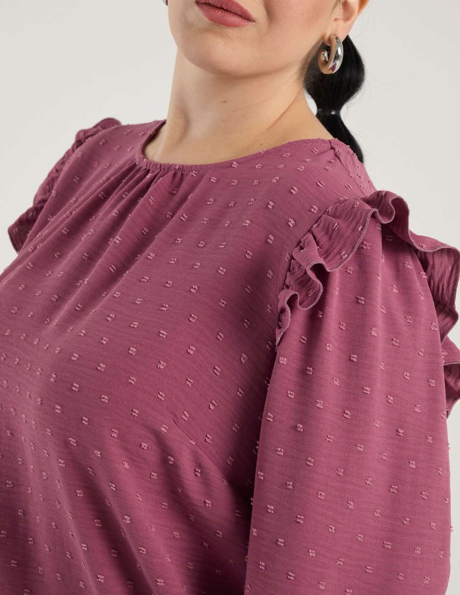 Blusa manga larga para mujer 4