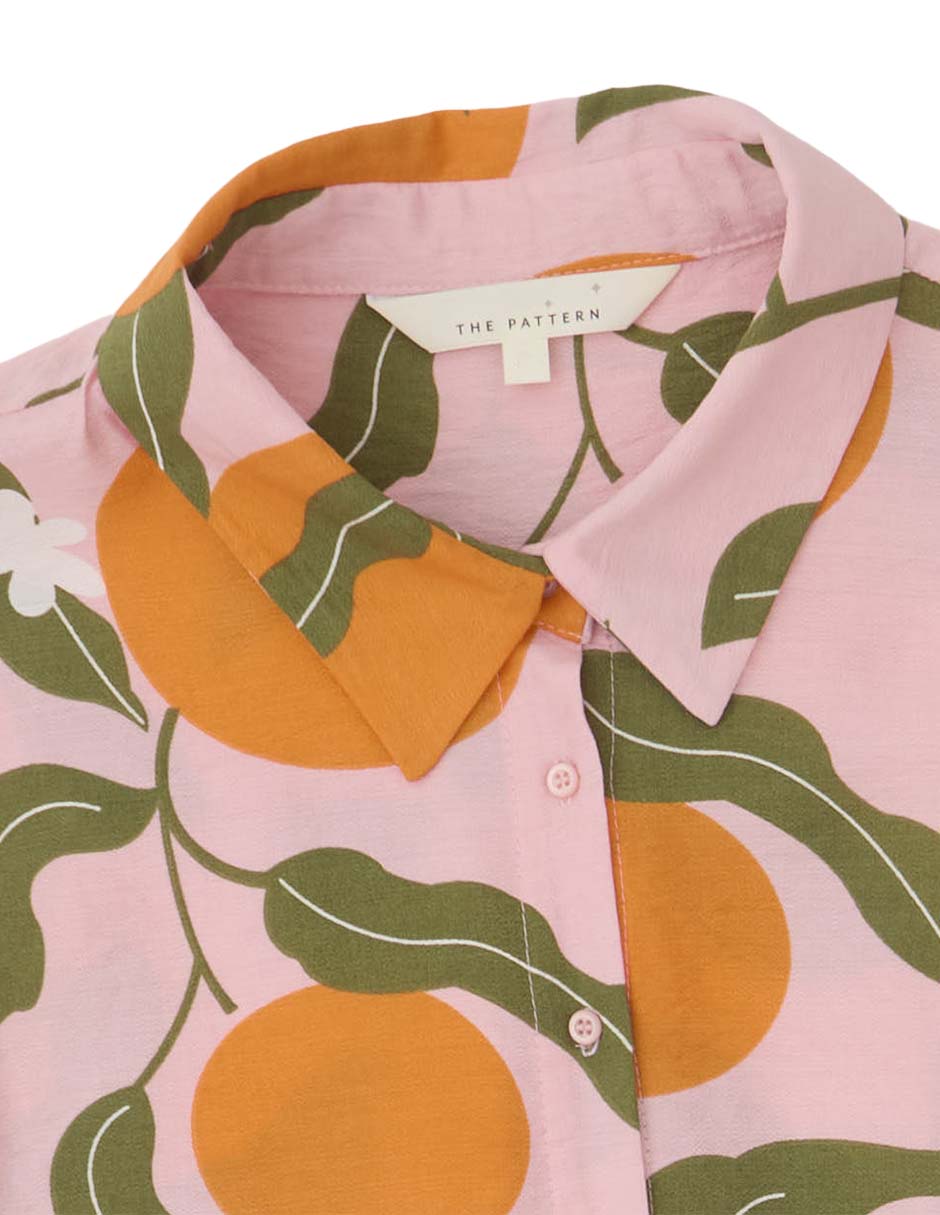 Blusa camisera manga larga para mujer 6