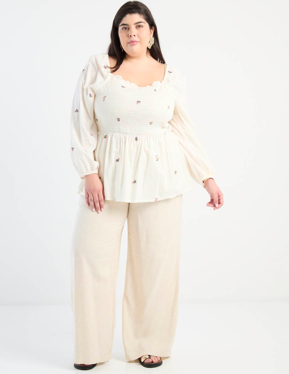 Blusa manga larga para mujer 3