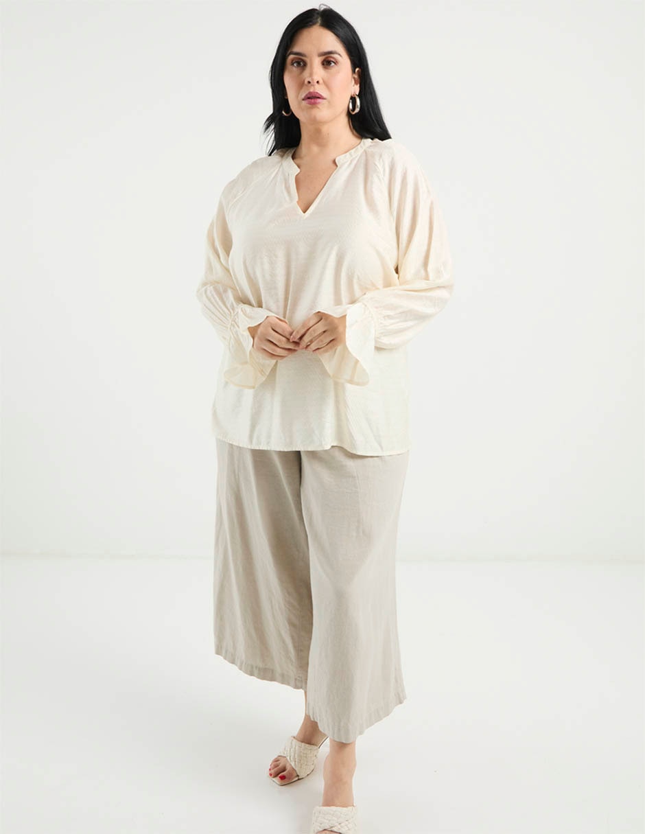 Blusa manga larga para mujer 3
