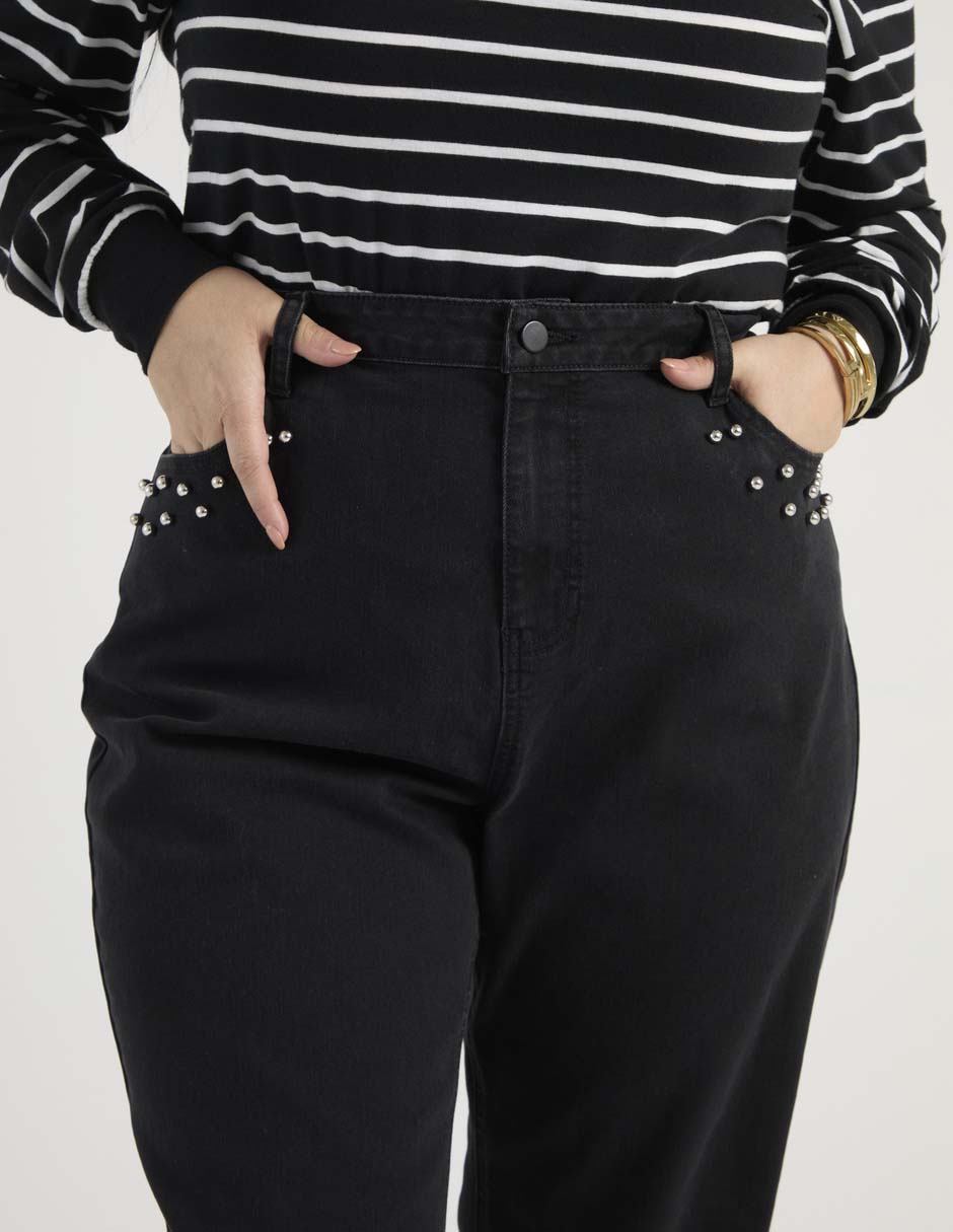 Jeans straight para mujer 4