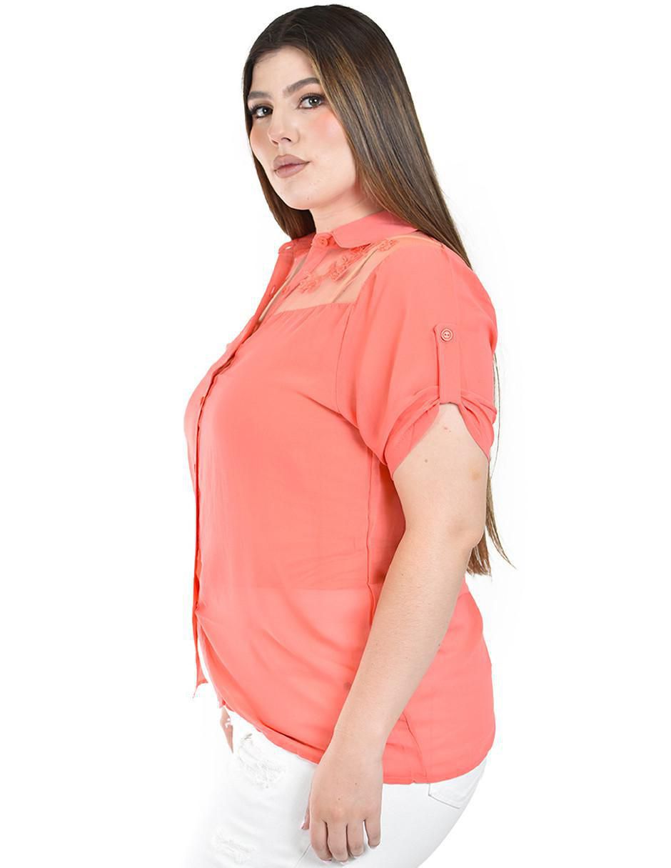 Blusa manga corta para mujer 2