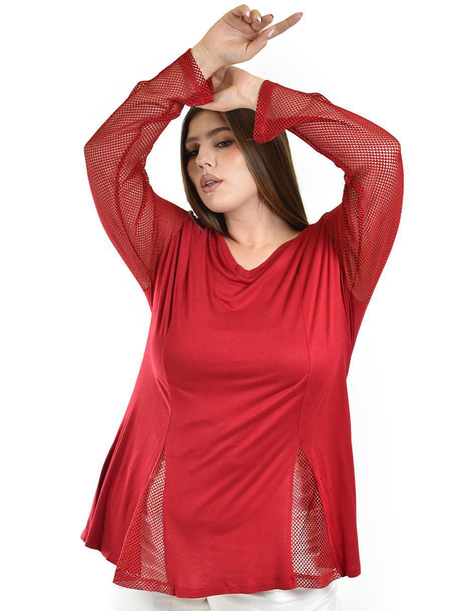 Blusa manga larga para mujer 4