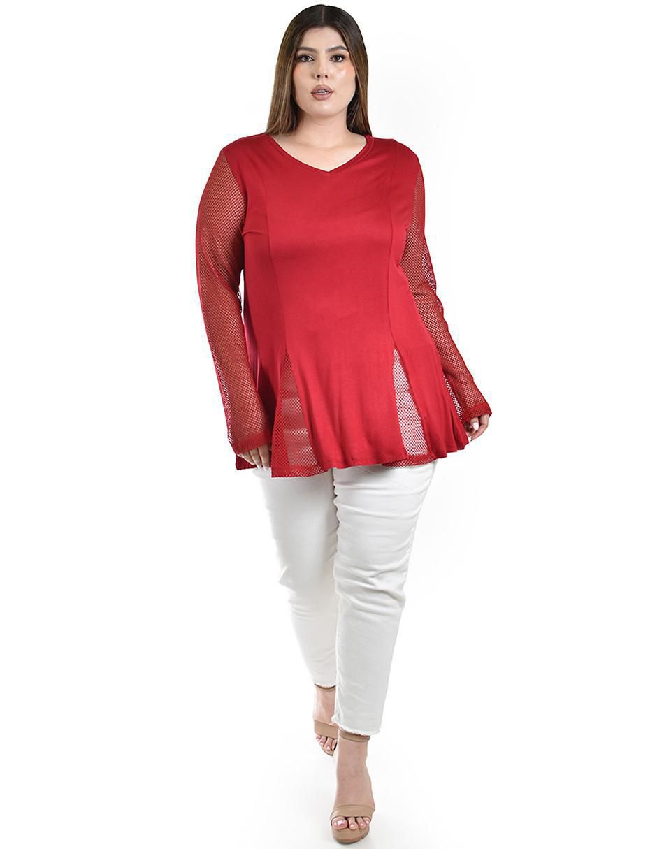 Blusa manga larga para mujer 5