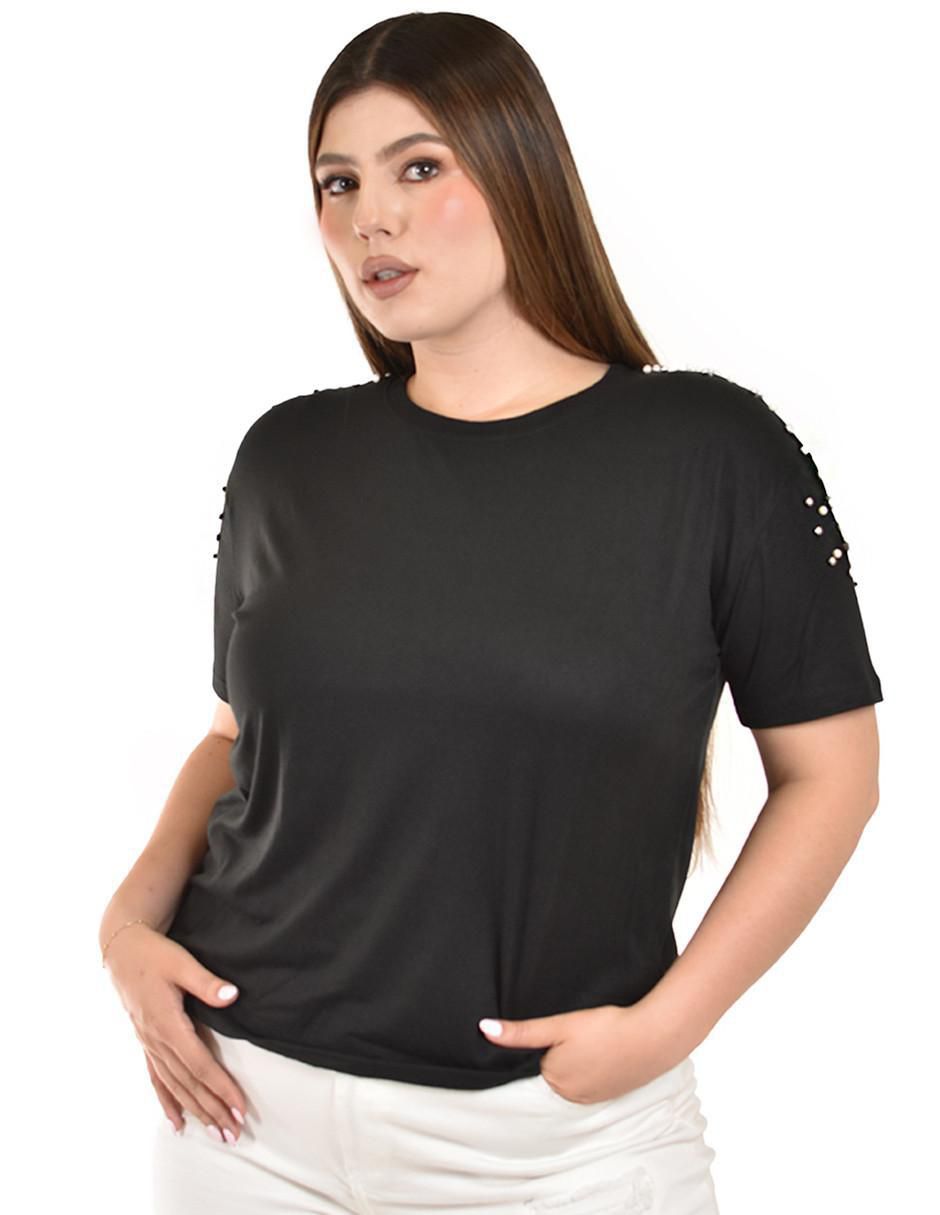 Blusa manga corta para mujer