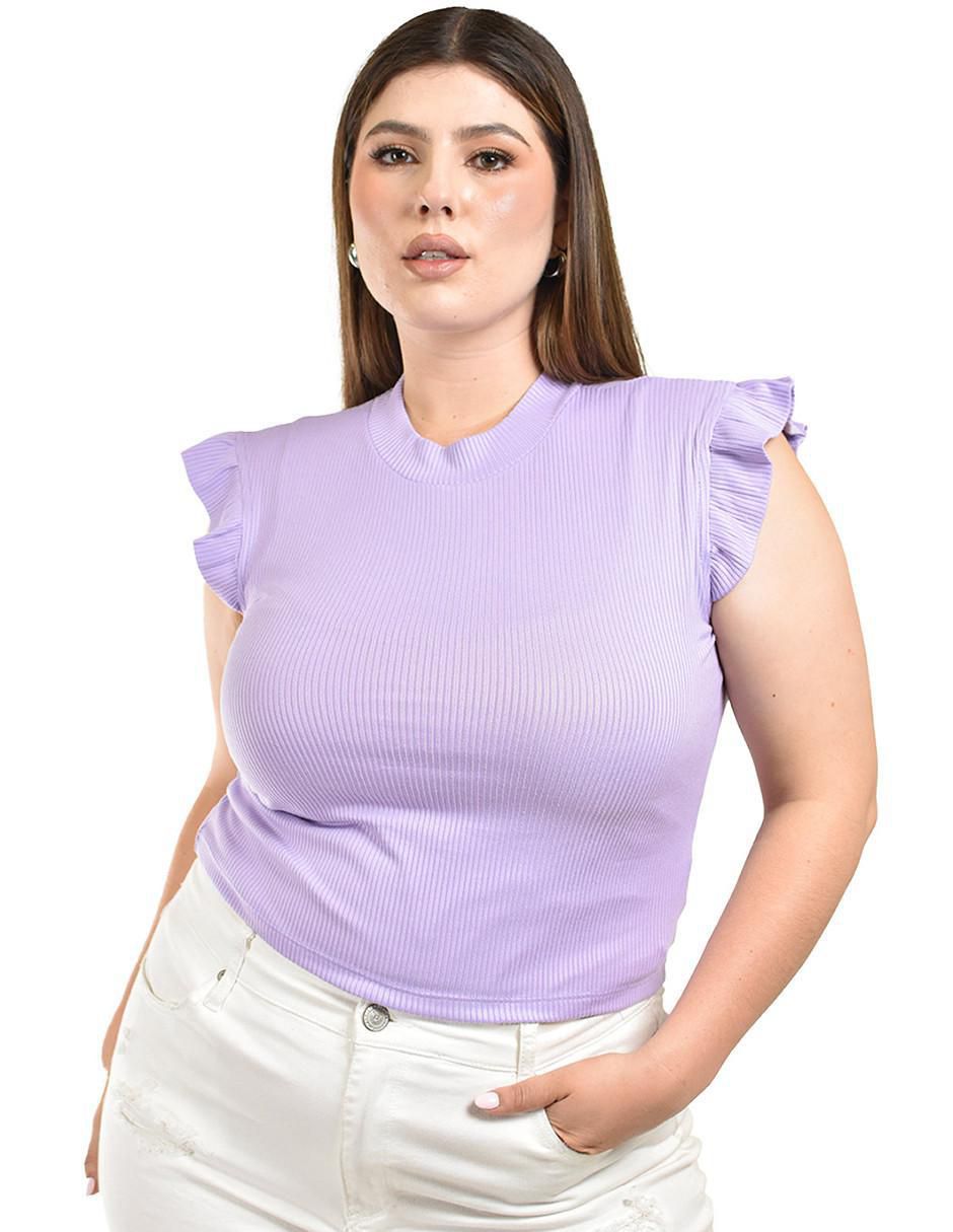 Blusa sin manga para mujer