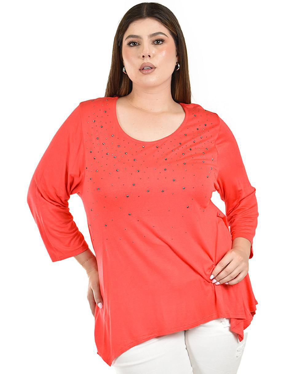 Blusa manga 3/4 para mujer