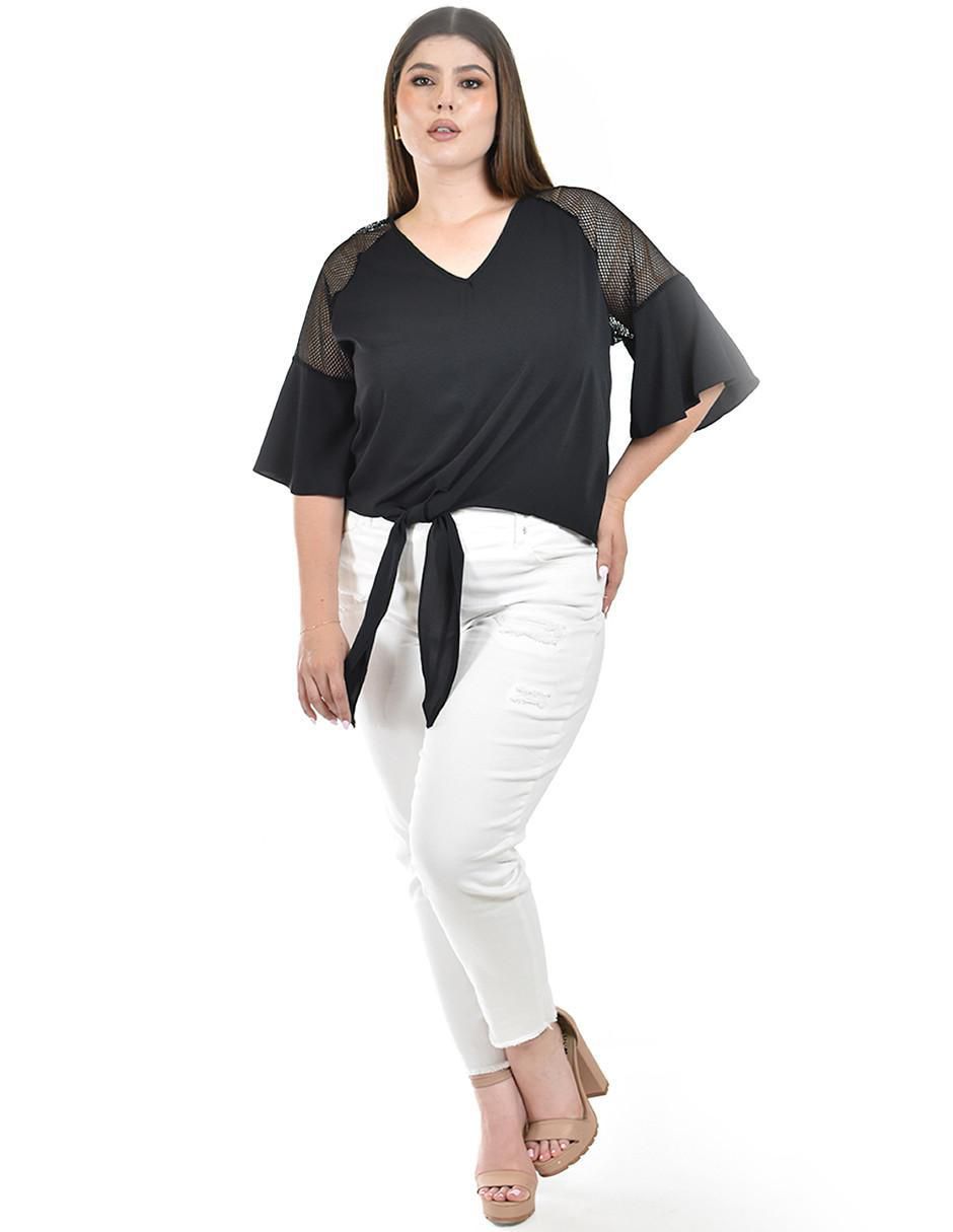 Blusa manga 3/4 para mujer 4