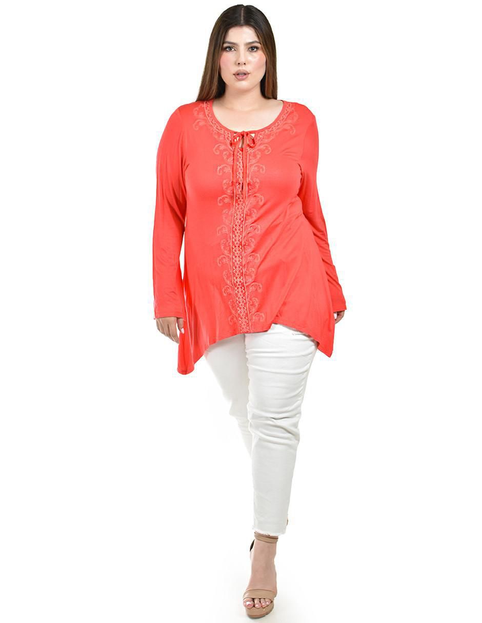 Blusa manga larga para mujer 4