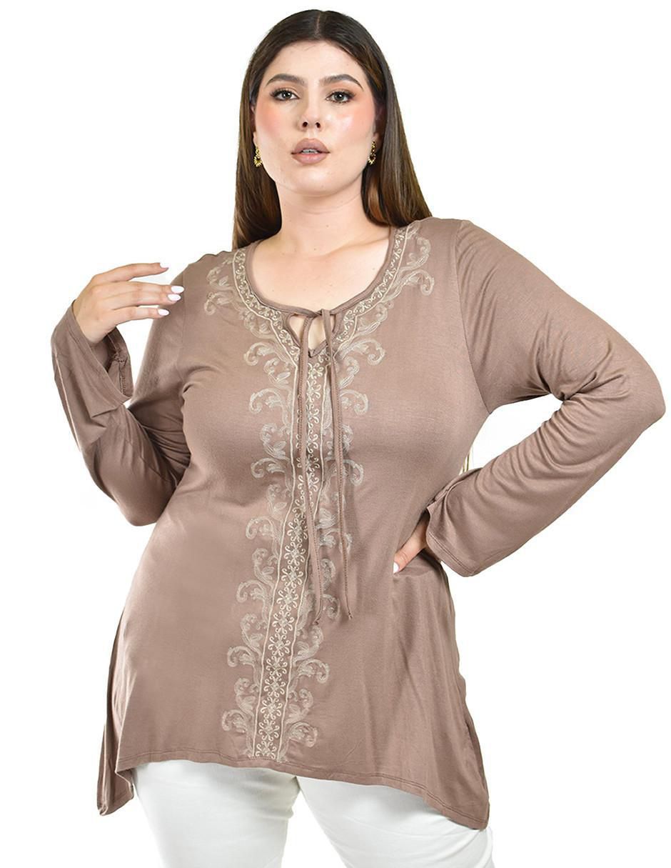 Blusa manga larga para mujer