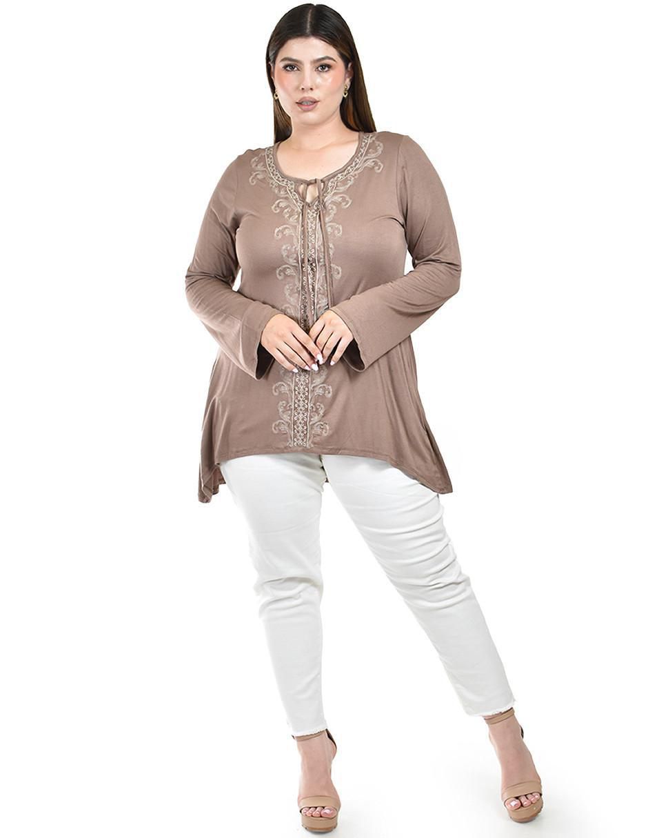 Blusa manga larga para mujer 4