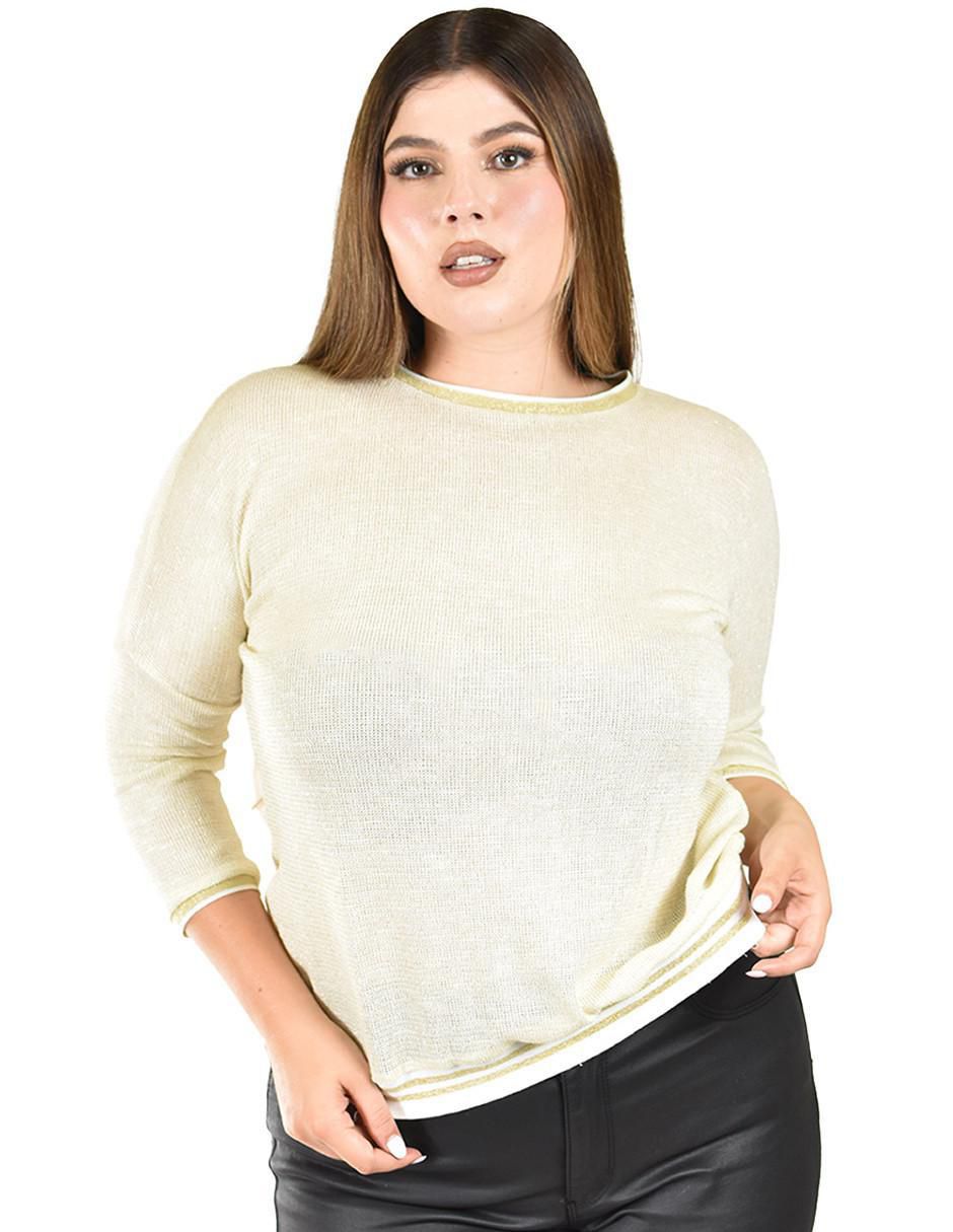 Blusa manga 3/4 para mujer