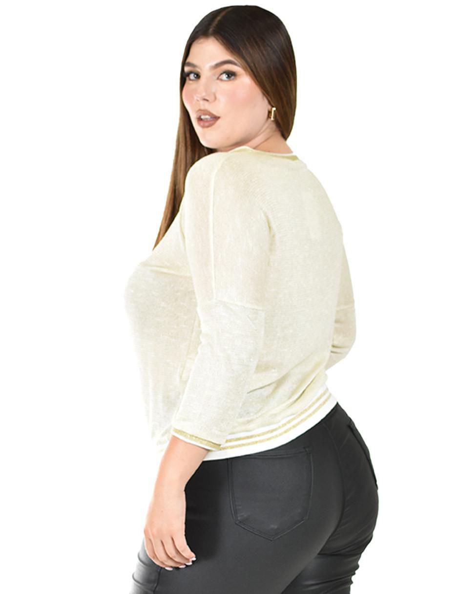 Blusa manga 3/4 para mujer 3