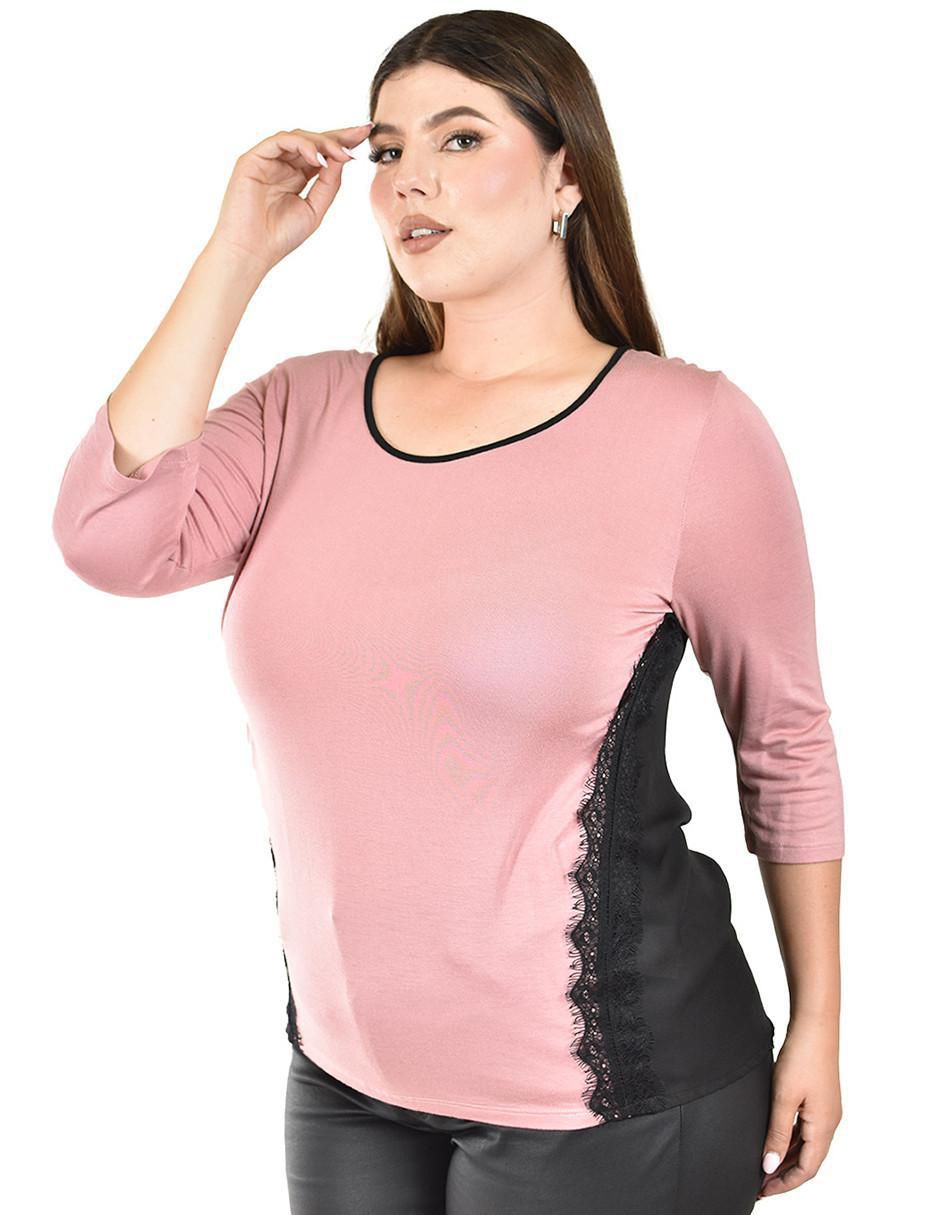 Blusa manga 3/4 para mujer