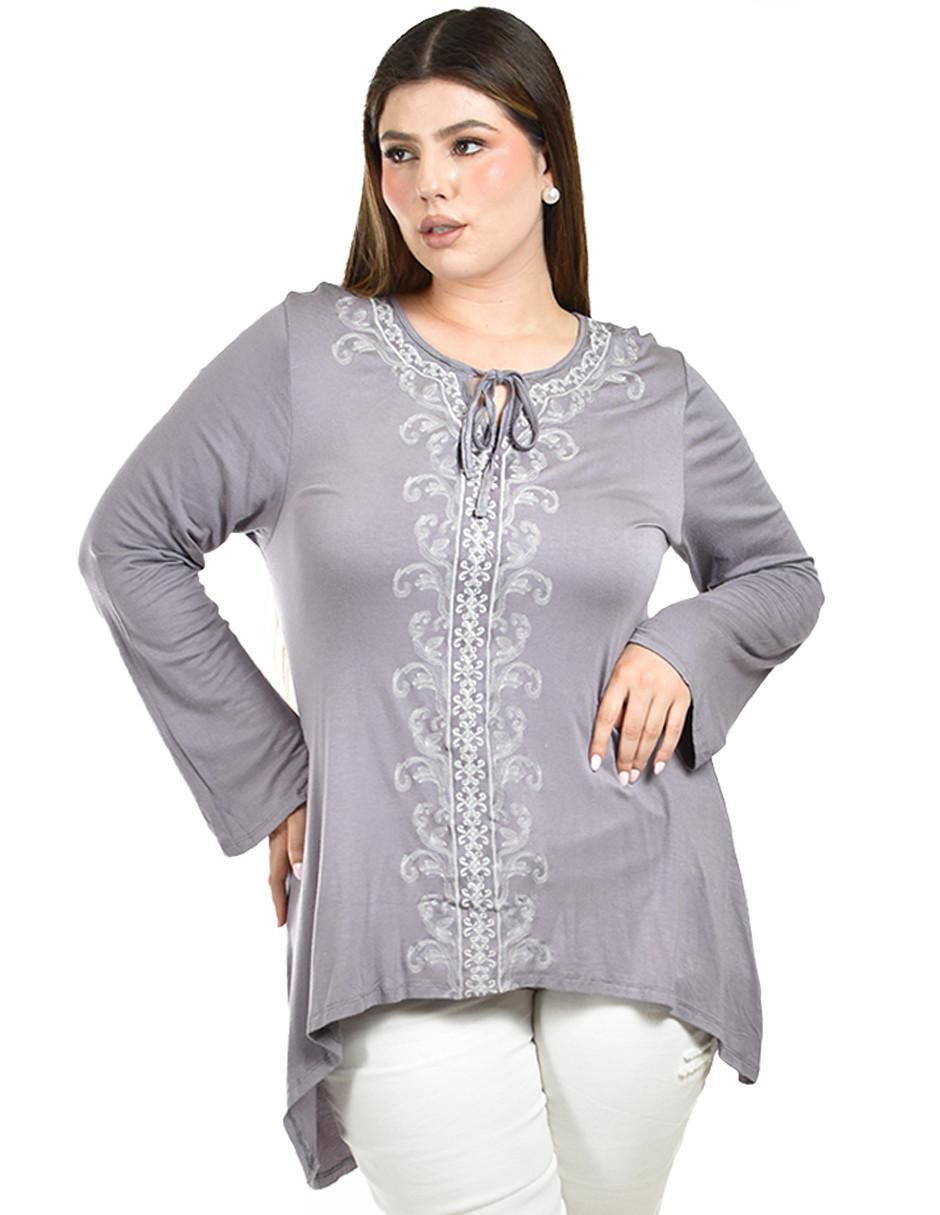 Blusa manga larga para mujer