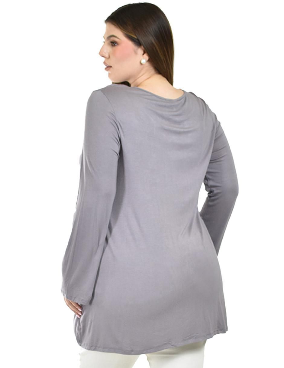 Blusa manga larga para mujer 3