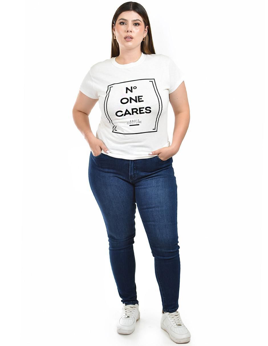Playera manga corta cuello redondo para mujer 4