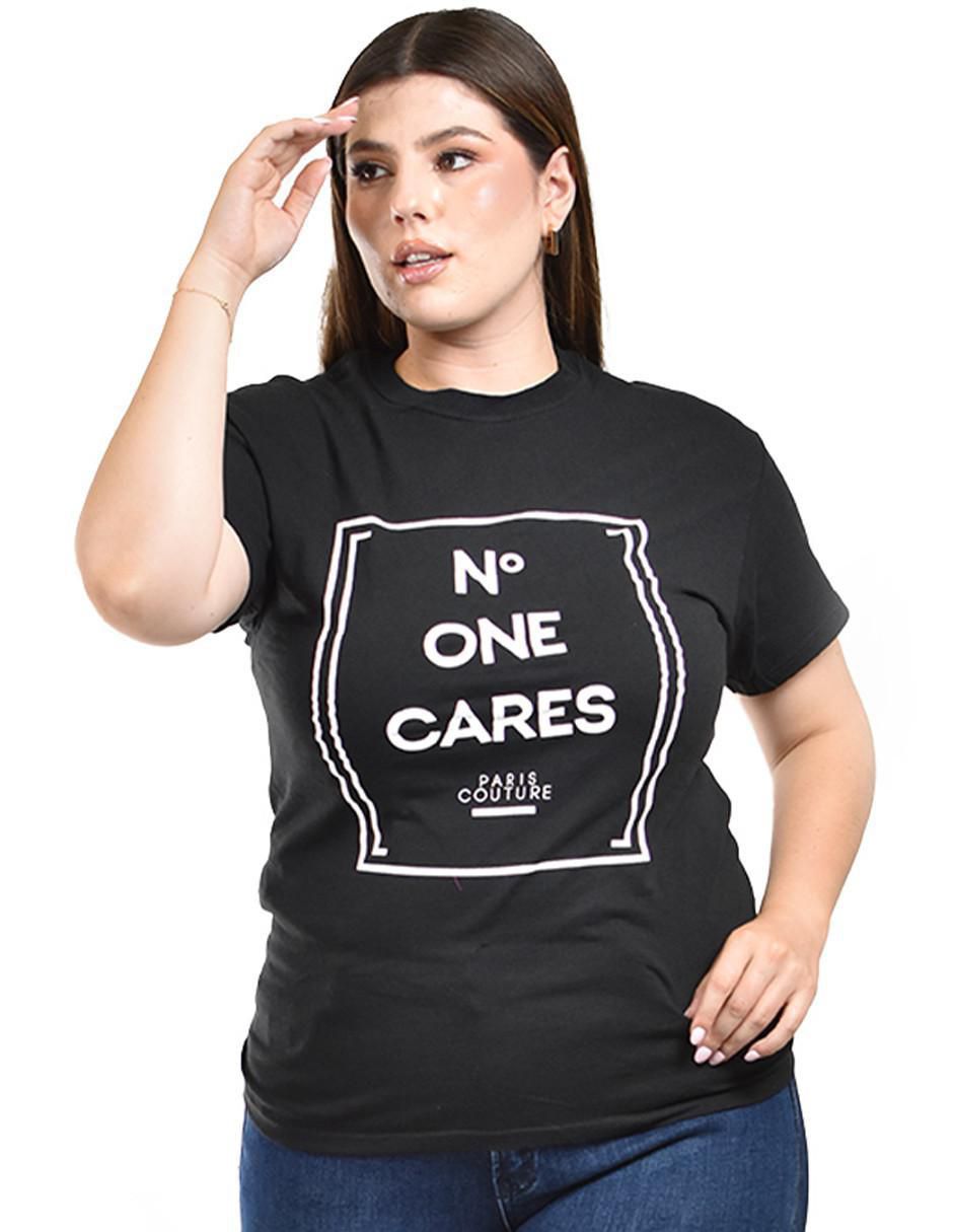 Playera manga corta cuello redondo para mujer