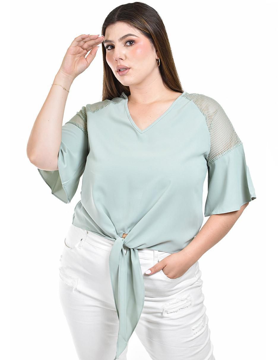 Blusa manga al codo para mujer Blusa manga al codo para mujer