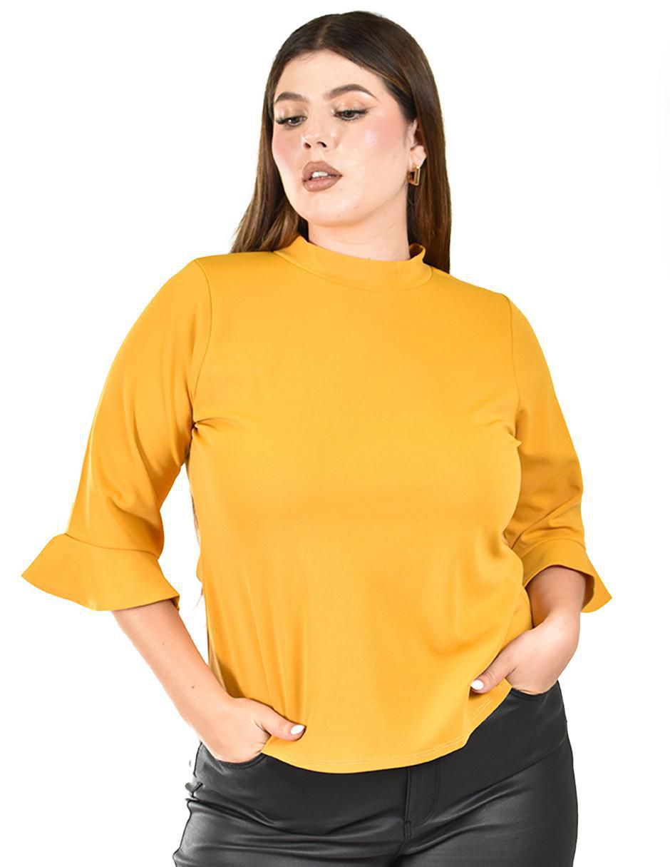 Blusa manga 3/4 para mujer Blusa manga 3/4 para mujer
