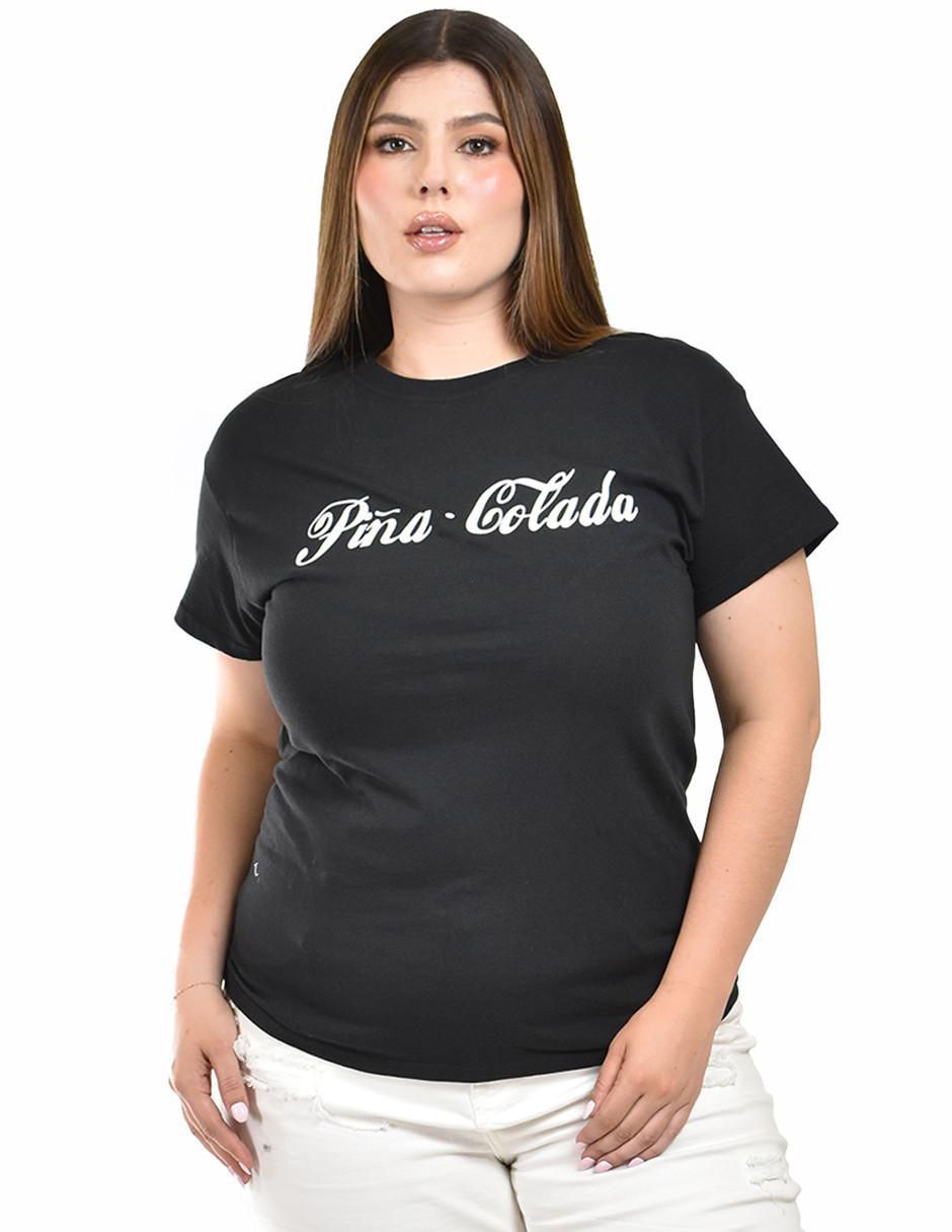 Playera manga corta cuello redondo para mujer Playera manga corta cuello redondo para mujer
