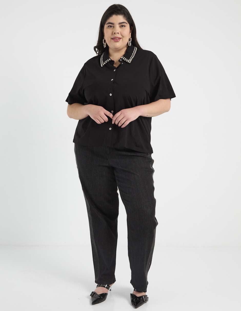 Camisa manga corta para mujer 3