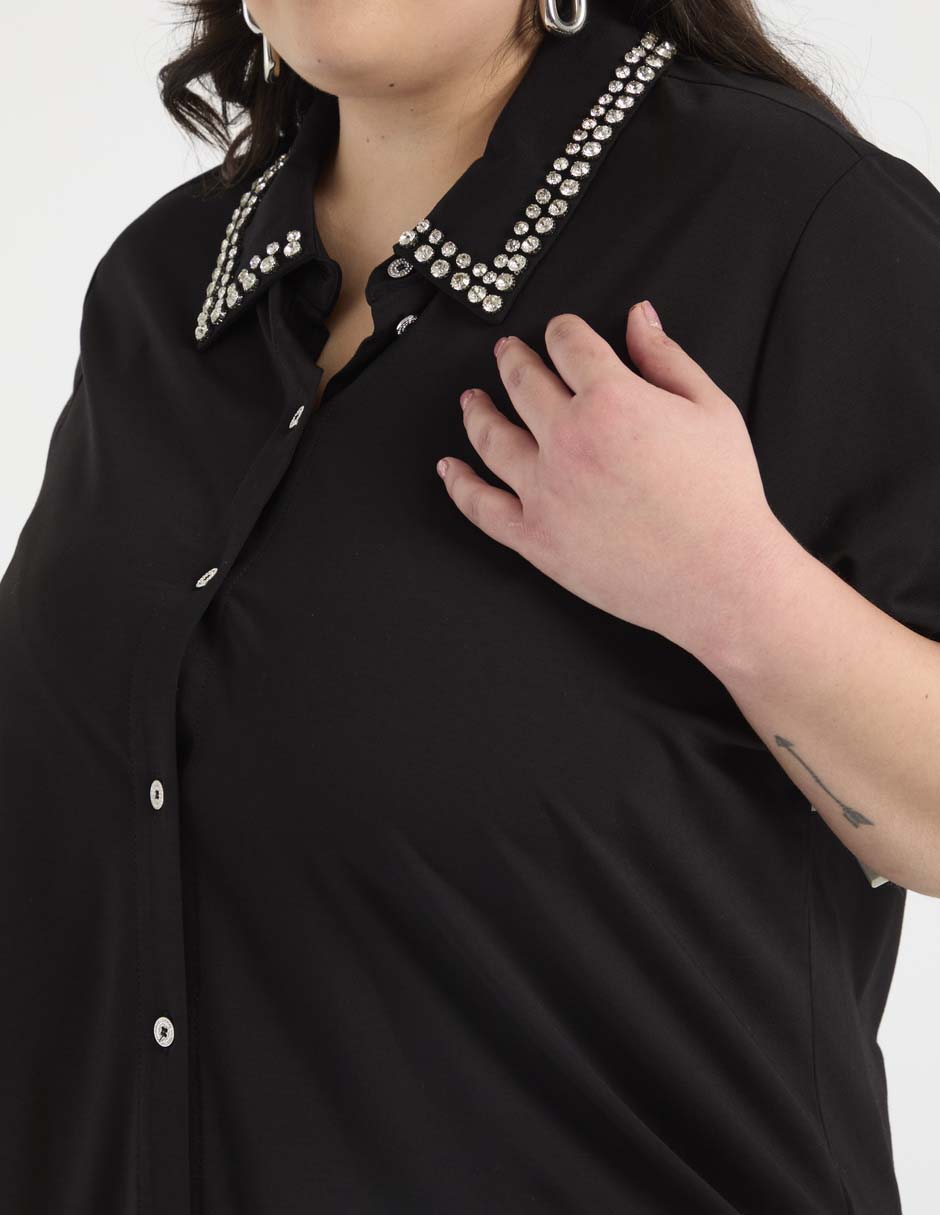 Camisa manga corta para mujer 4