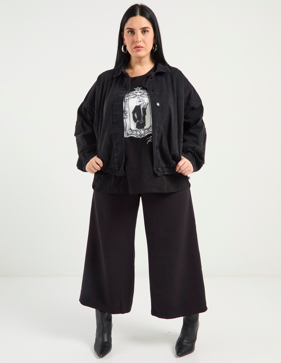 Playera manga corta cuello redondo para mujer 3