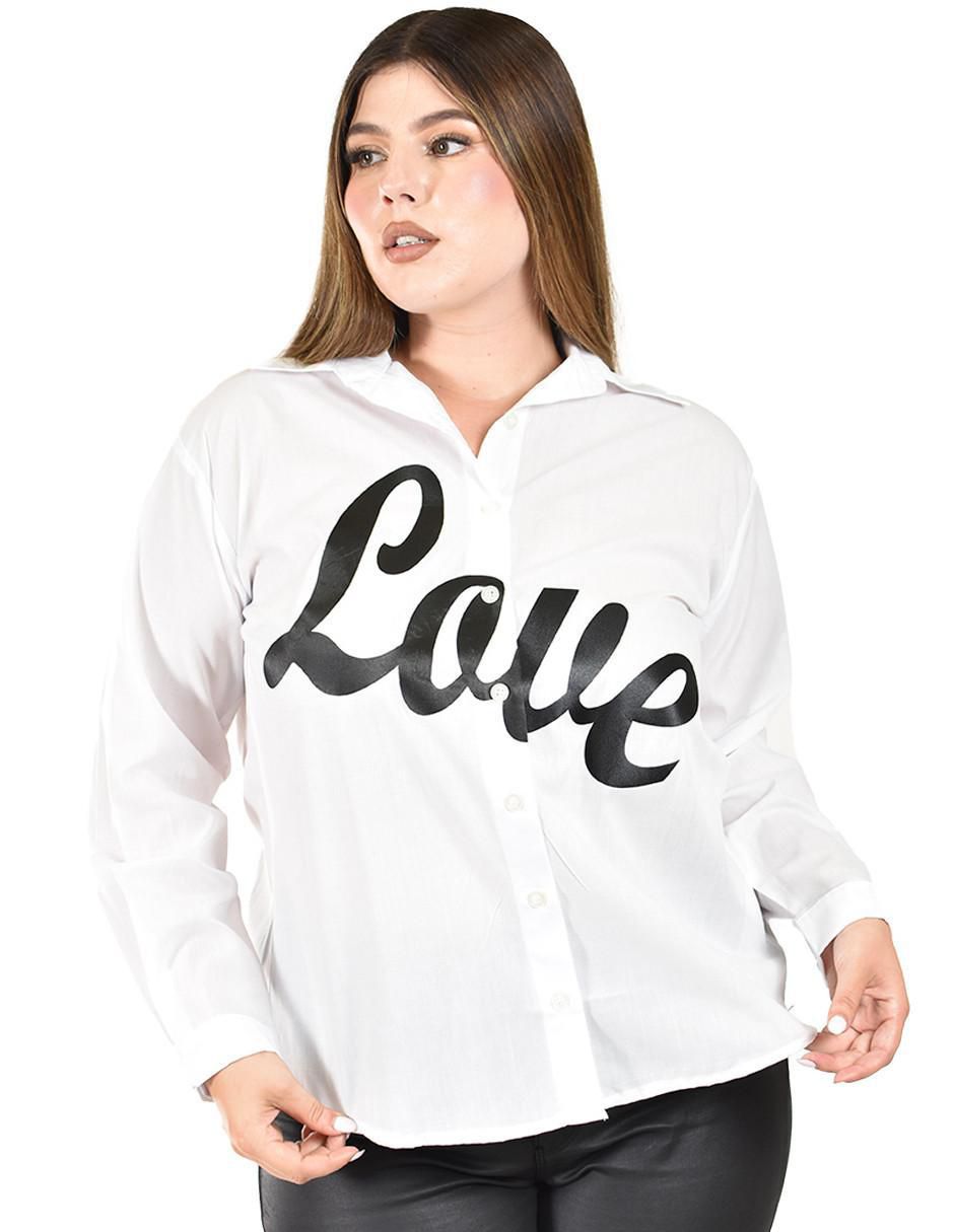 Blusa camisera manga larga para mujer 4