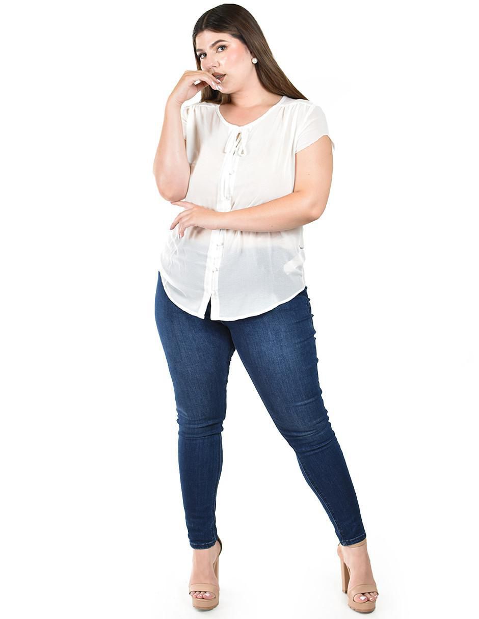 Blusa manga corta para mujer 4