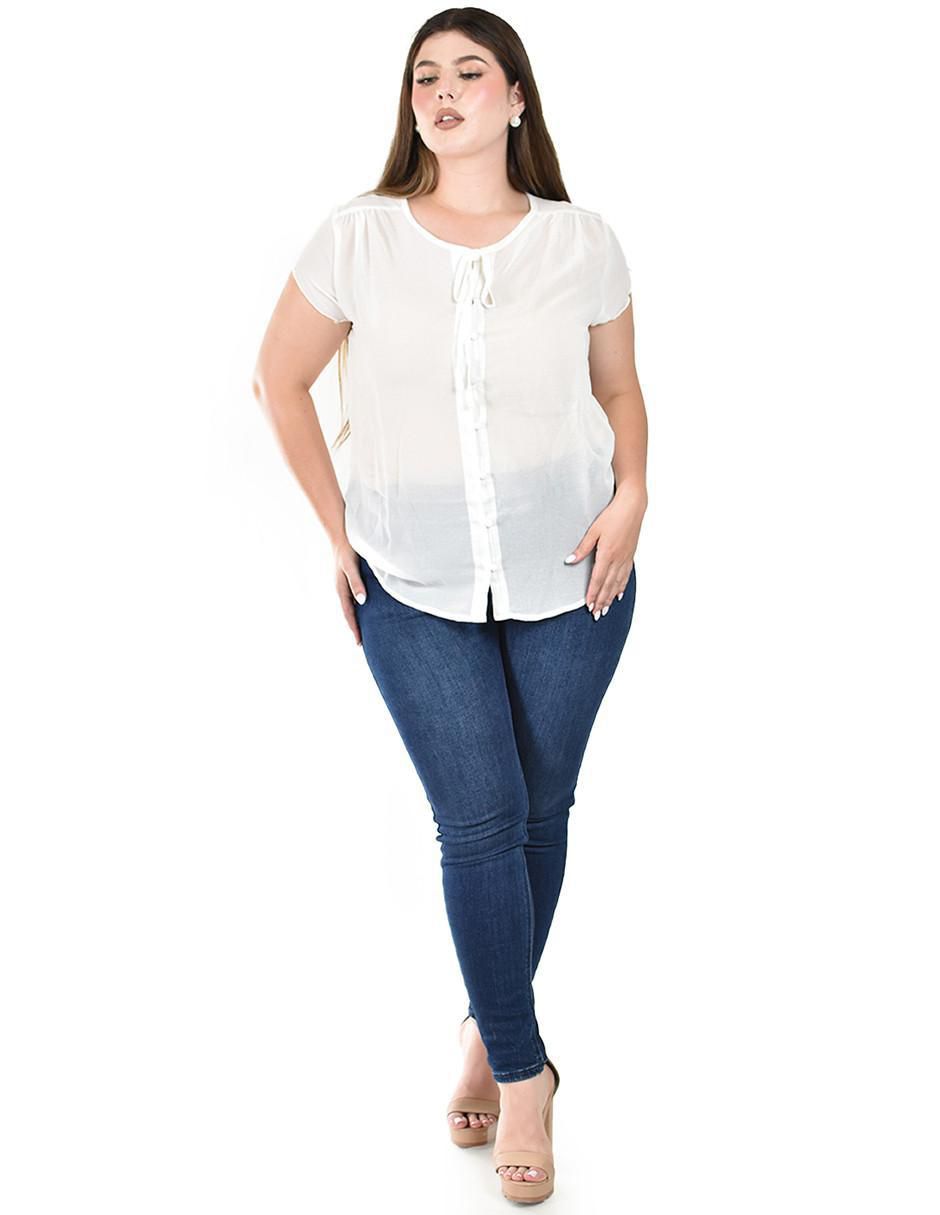 Blusa manga corta para mujer 5