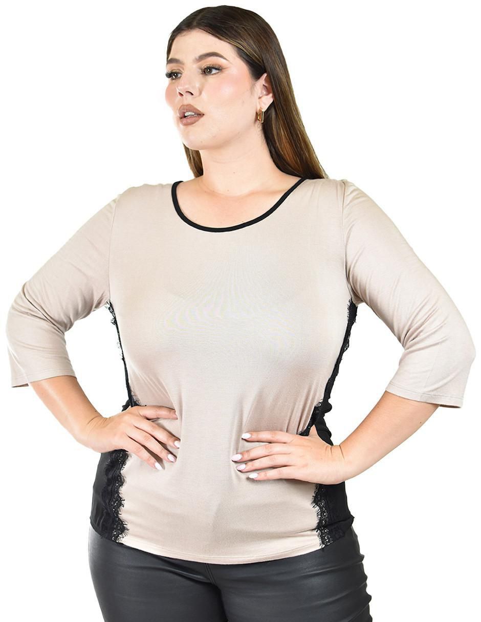 Blusa manga 3/4 para mujer