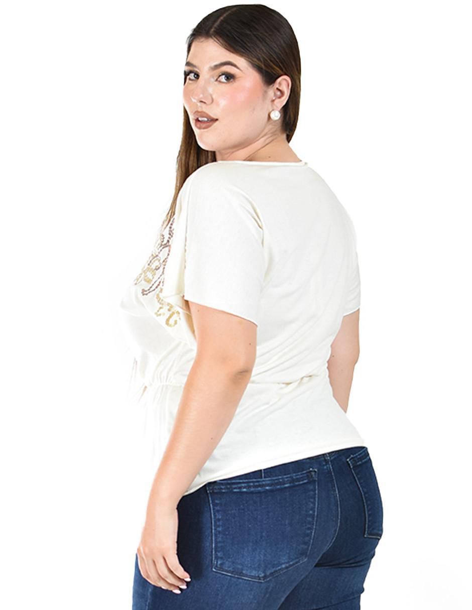Blusa manga corta para mujer 3