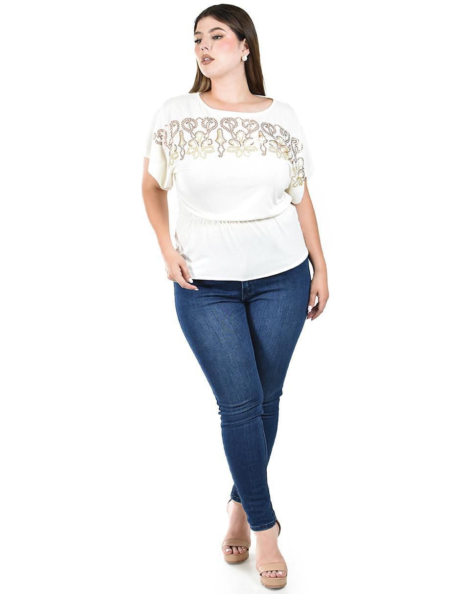 Blusa manga corta para mujer 5