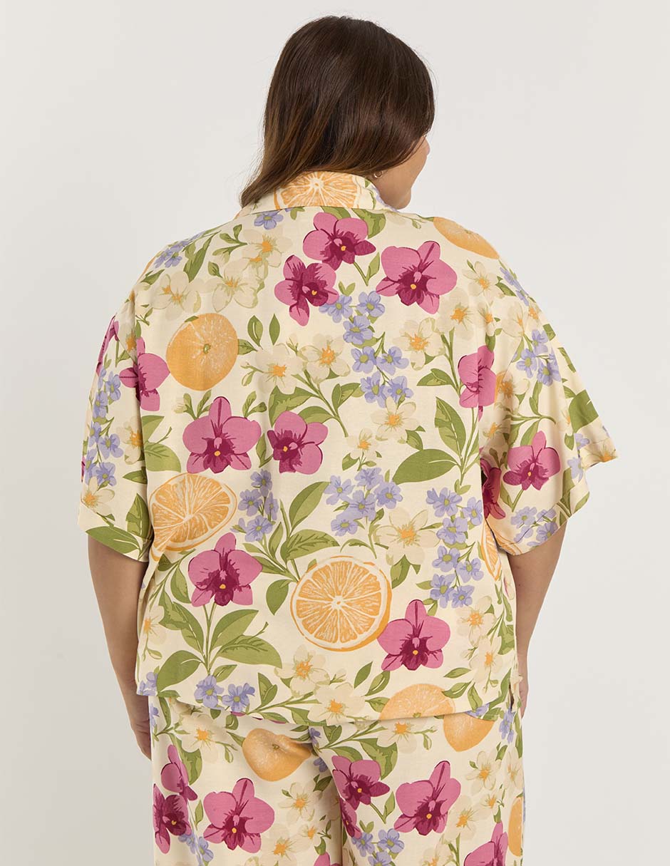 Blusa manga al codo para mujer 9
