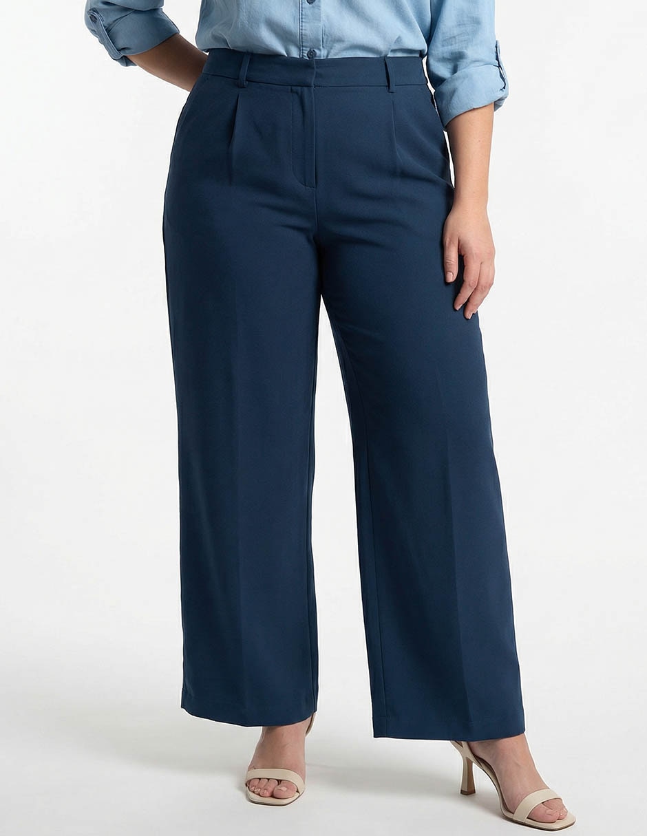 Pantalón de vestir straight para mujer