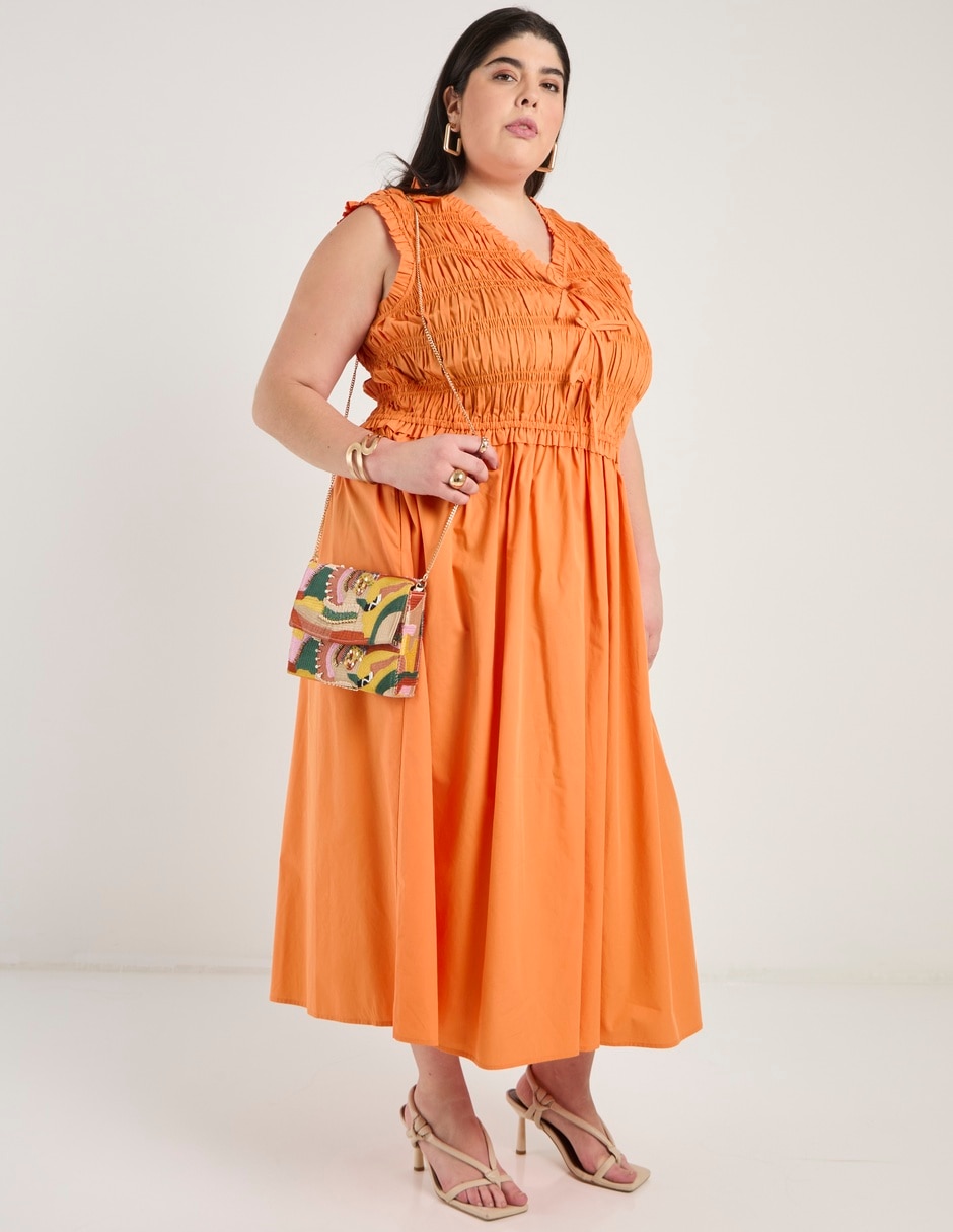 Vestido crop casual para mujer