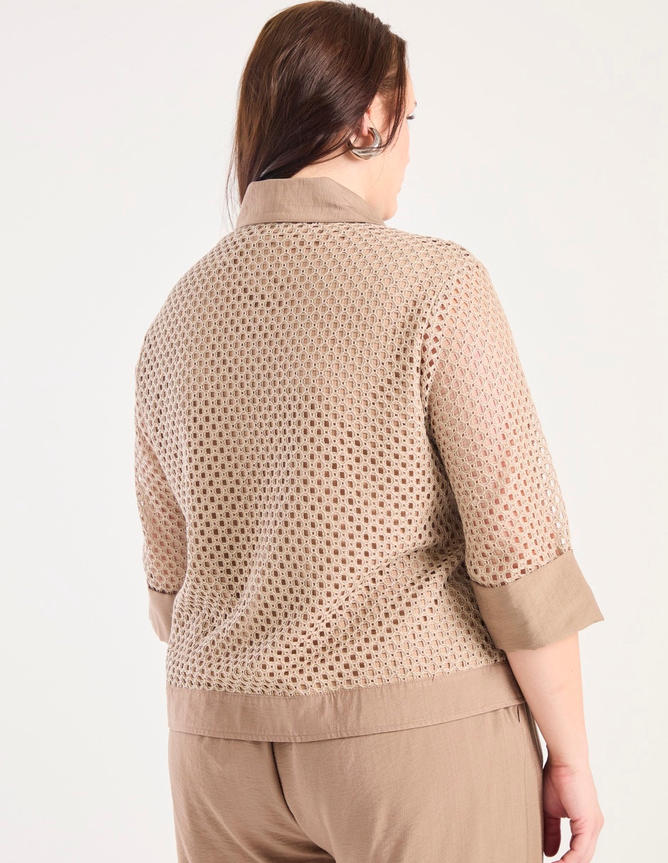 Blusa manga 3/4 para mujer 2