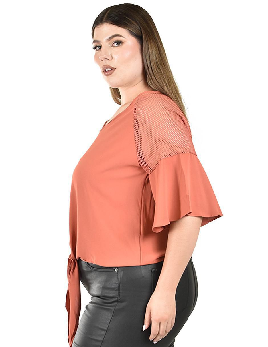 Blusa manga al codo para mujer 2