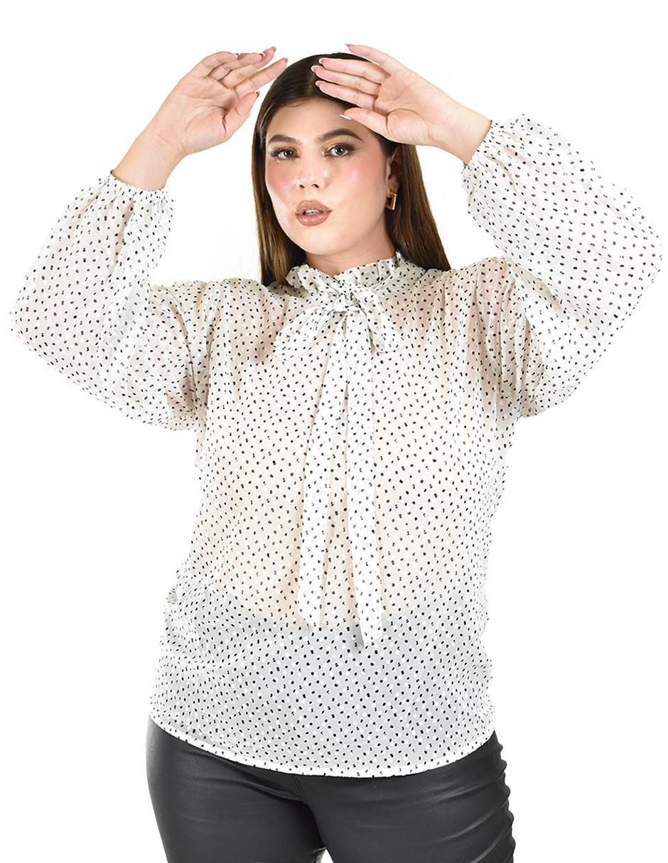 Blusa manga larga para mujer 4