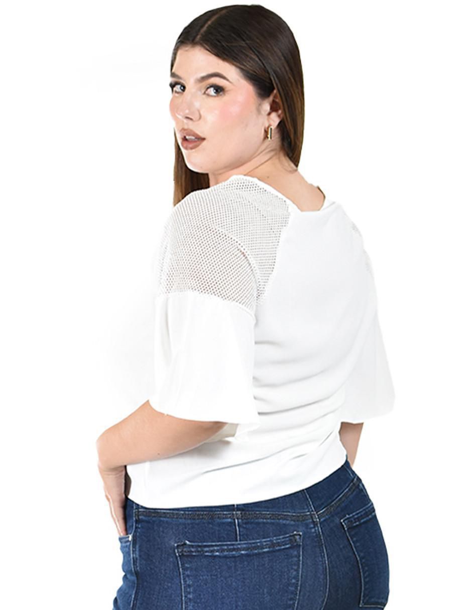 Blusa manga corta para mujer 3