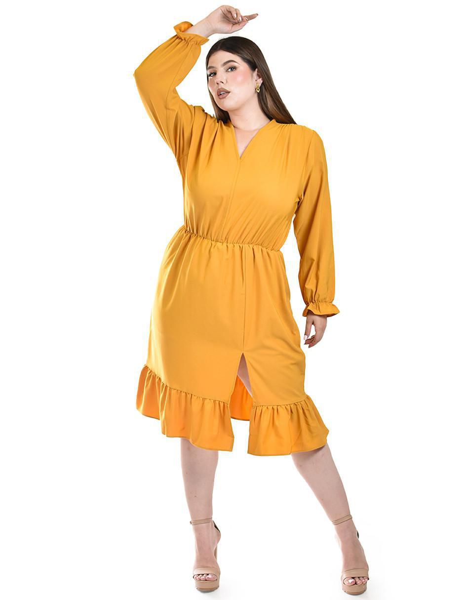 Vestido a la rodilla casual para mujer 4
