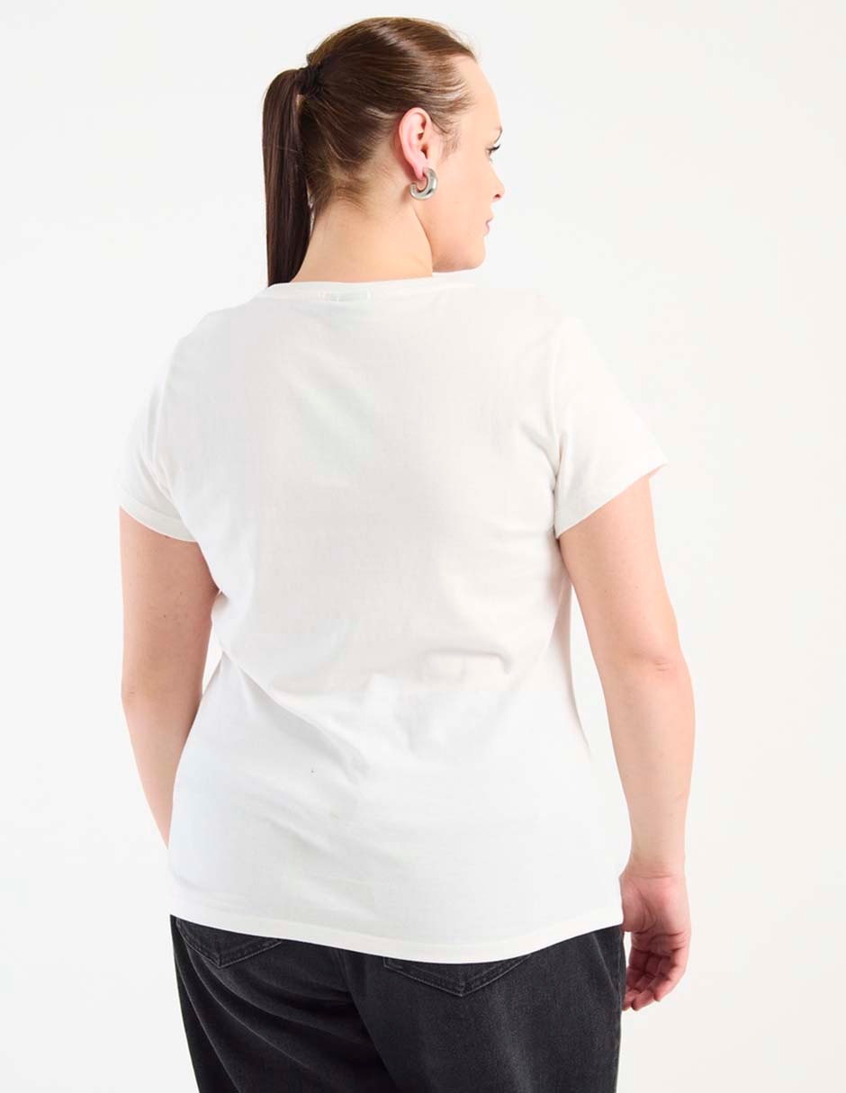 Playera manga corta cuello redondo para mujer 2