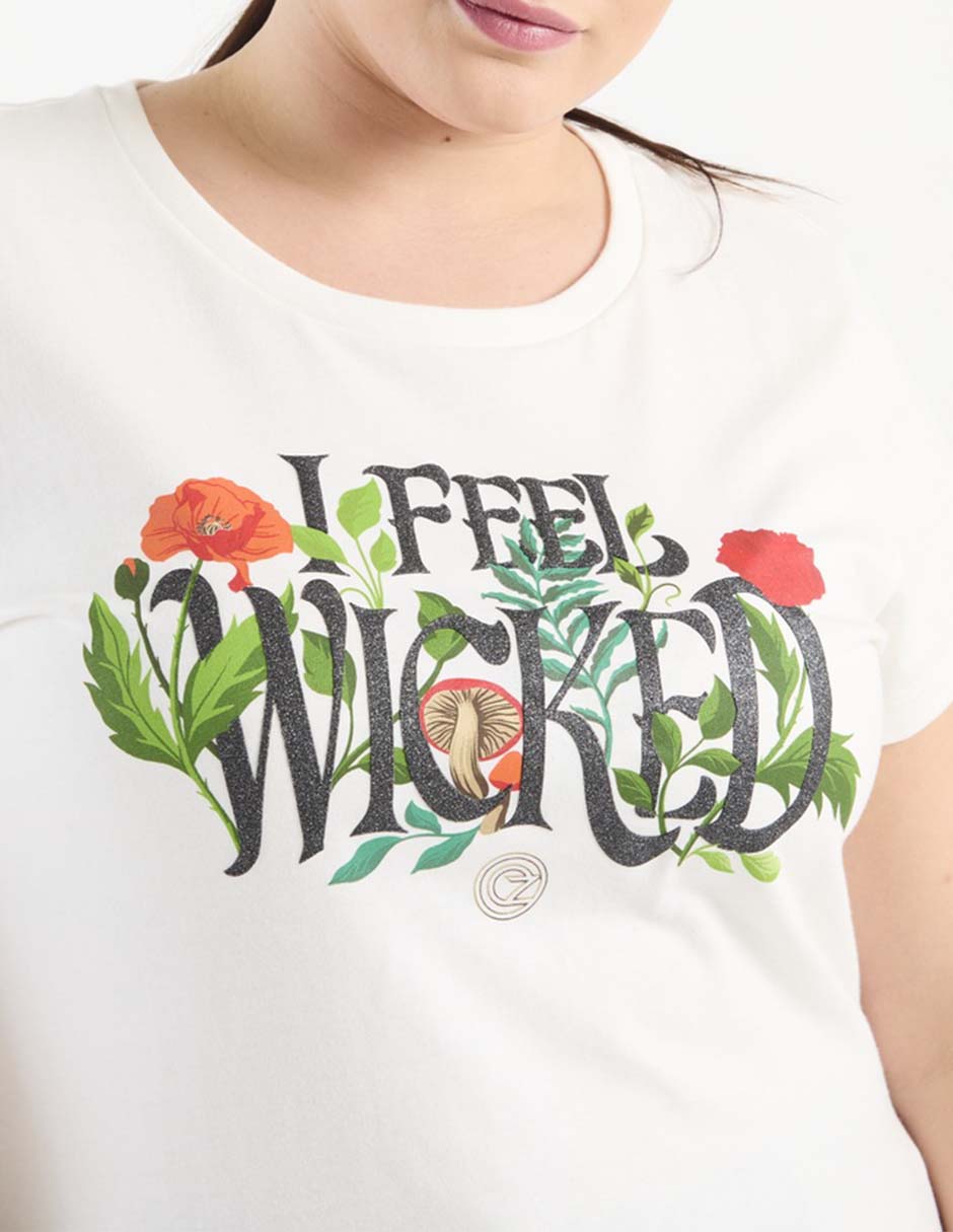 Playera manga corta cuello redondo para mujer 4