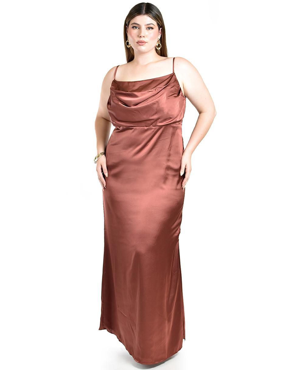 Vestido maxi de fiesta escote cuadrado 5