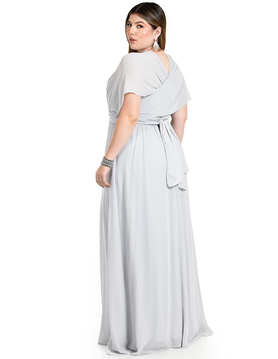 Vestido maxi de fiesta escote corazón 5