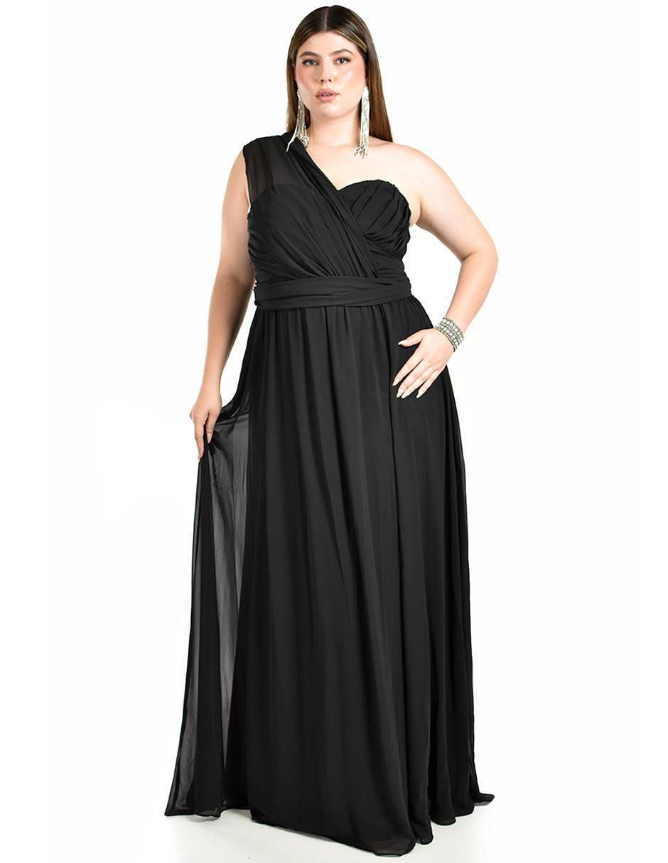 Vestido maxi de fiesta escote corazón 6